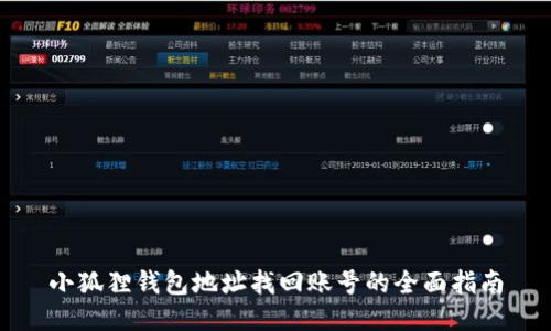 小狐狸钱包地址找回账号的全面指南