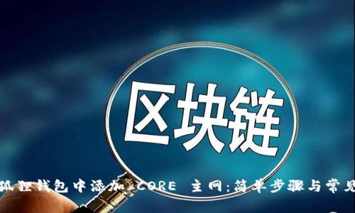如何在小狐狸钱包中添加 CORE 主网：简单步骤与常见问题解答