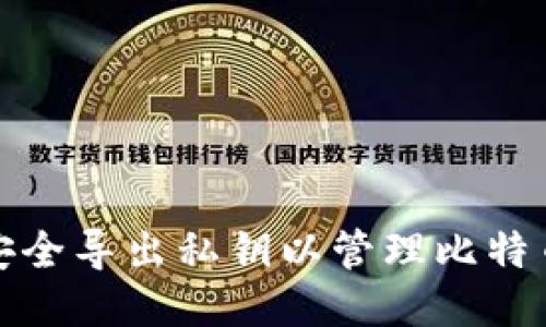 如何安全导出私钥以管理比特币钱包